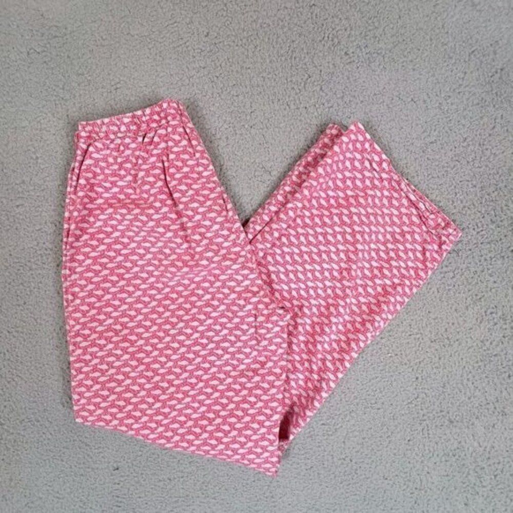 VINEYARD VINES WOMENS PAJAMAS PINK AND GRAY SIZE S - Picture 4 of 10